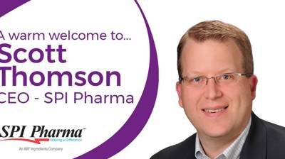 SPI Pharma appoints Scott Thomson as new CEO