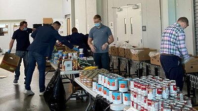 Supporting a community food bank